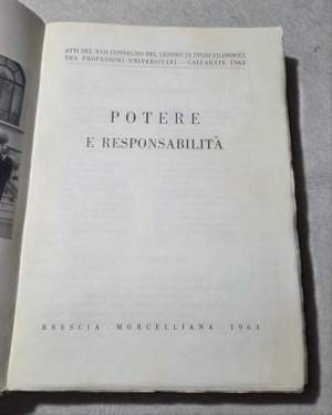 Potere e responsabilita'