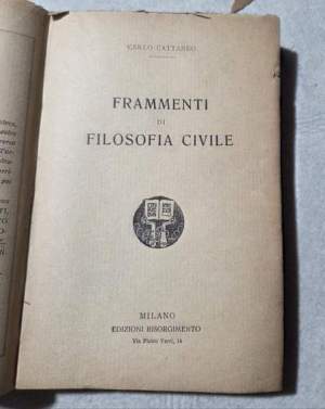 Frammenti di Filosofia Civile