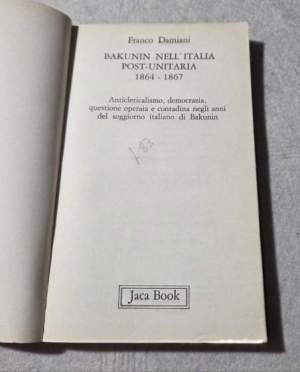 Bakunin nell'Italia post-unitaria  1864/1867
