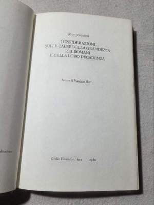 Considerazioni sulle cause della grandezza dei romani e della loro decadenza