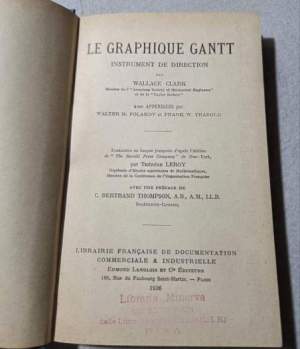 Le graphique Gantt - Instrument de direction