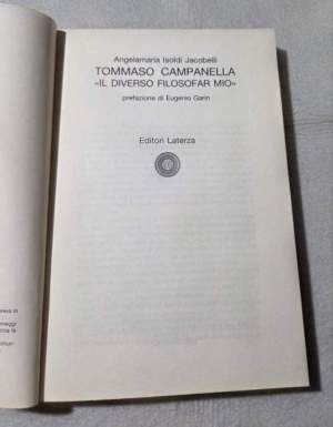 Tommaso Campanella. «Il diverso filosofar mio»