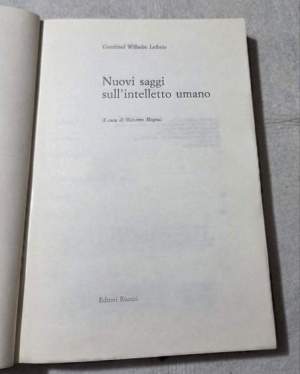 Nuovi saggi sull'intelletto umano