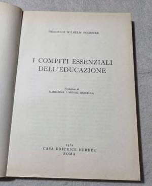 I compiti essenziali della educazione