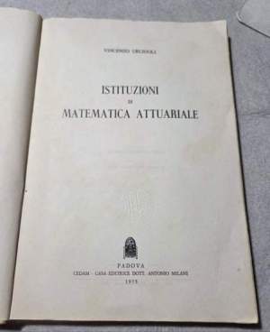 Istituzioni di Matematica attuariale