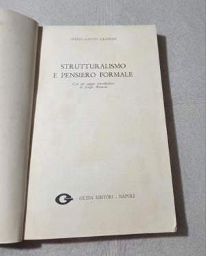 Strutturalismo e pensiero formale