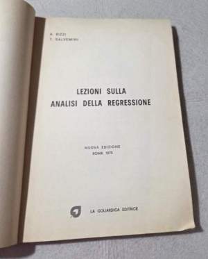 Lezioni sulla analisi della regressione