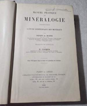 Manuel pratique de mineralogie