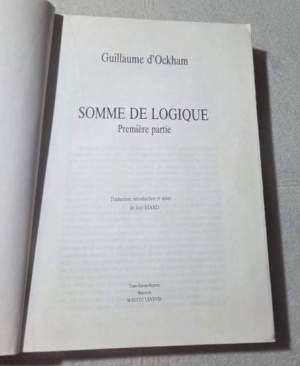 Somme de Logique - premiere partie