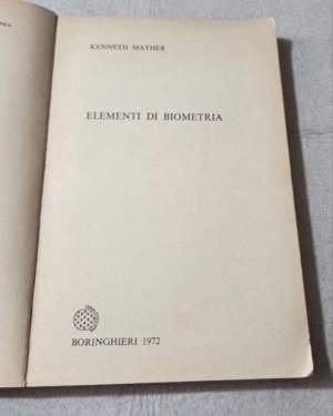 Elementi di biometria