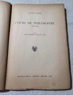 Cours de Philosophie ( 1841-1842)