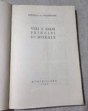 Veri e falsi principi di morale