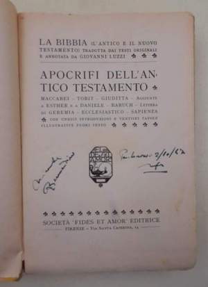Apocrifi dell'Antico Testamento
