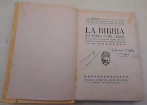 La Bibbia sua storia e storia d'Israel