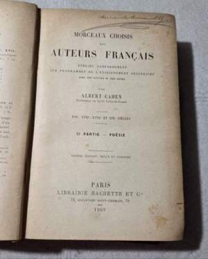 Morceaux choisis des auteurs francais