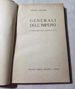 Generali dell'Impero ( i condottieri della guerra in A.O. )
