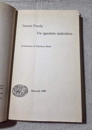 Un ignobile individuo