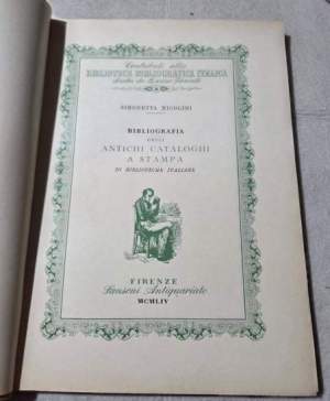 Bibliografia degli antichi cataloghi a stampa di biblioteche italiane