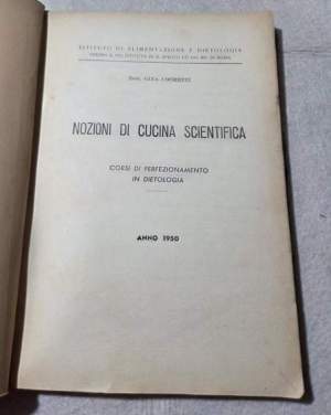 Nozioni di cucina scientifica - Corsi per sanitari