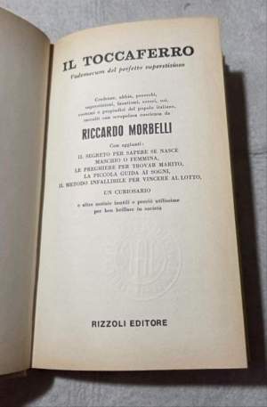 Il toccaferro - Vademecum del perfetto superstizioso