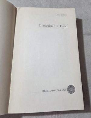 Il marxismo e Hegel