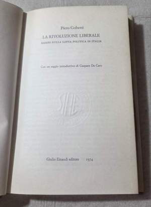 La rivoluzione liberale
