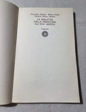 La malattia dalla preistoria all'età antica