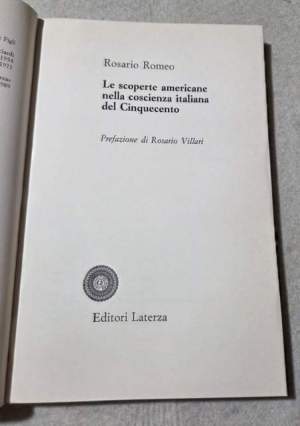 Le scoperte americane nella coscienza italiana del Cinquecento