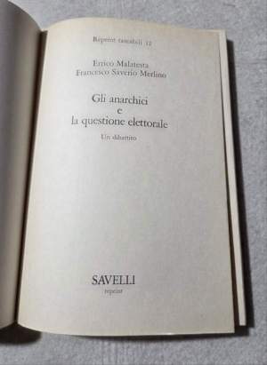 Gli anarchici e la questione elettorale - un dibattito