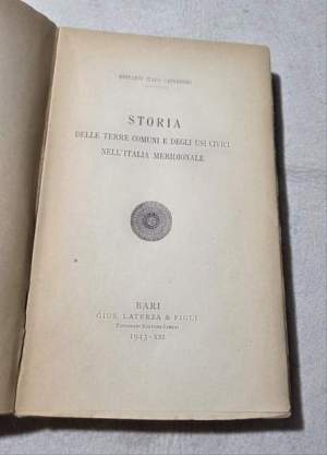 Storia delle terre comuni e degli usi civici nell'Italia Meridionale