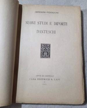 Nuovi studi e diporti danteschi