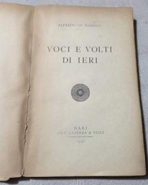 Voci e volti di ieri