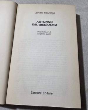 Autunno del Medioevo.