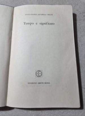 Tempo e significato