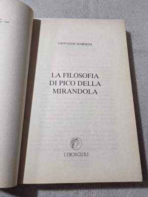 La filosofia di Pico della Mirandola