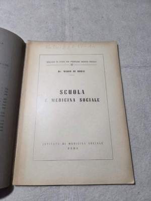 Scuola e medicina sociale