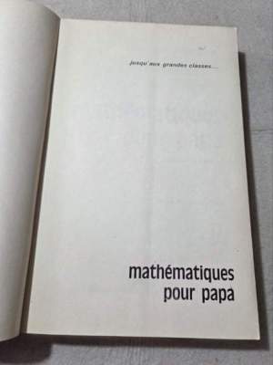 Mathematiques pour papa