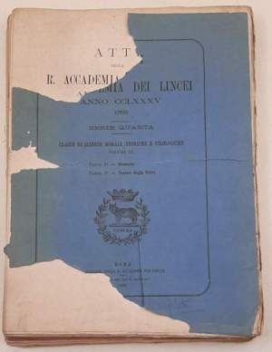 Atti della Reale accademia dei lincei - Serie Quarta - Parte 1 e 2