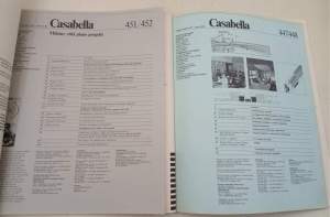 Casabella - due fascicoli - 1979 - 447/448 - 451/452
