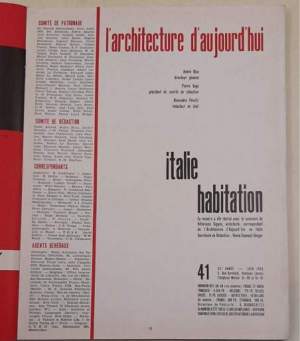 L'architecture d'aujourd'hui - n' 41 - L'Italie