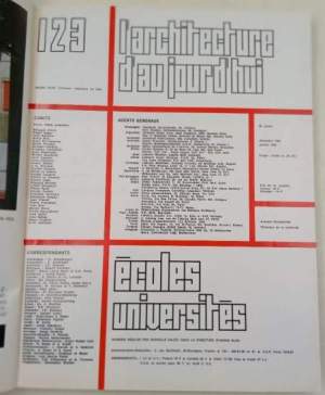 L'Architecture d'aujourd'hui - Ecoles, universites