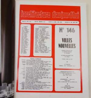L'Architecture d'aujourd'hui - Villes nouvelles