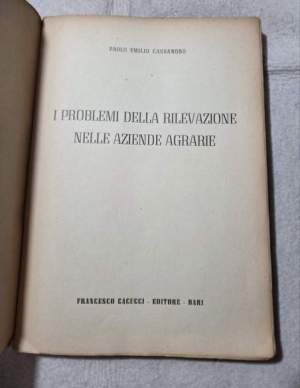 I problemi della rilevazione nelle aziende agrarie