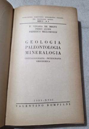 Geologia, paleontologia, mineralogia
