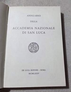 Annuario della Accademia Nazionale di San Luca