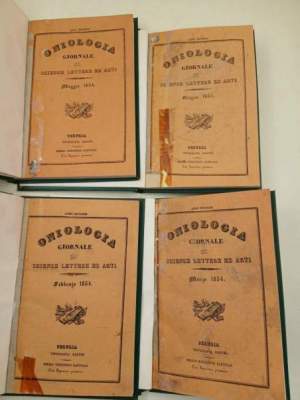 Oniologia - Giornale di Scienze Lettere ed Arti - Anno II'- 4 Voll.