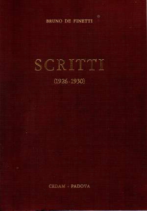 SCRITTI ( 1926- 1930 )
