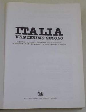 Italia ventesimo secolo