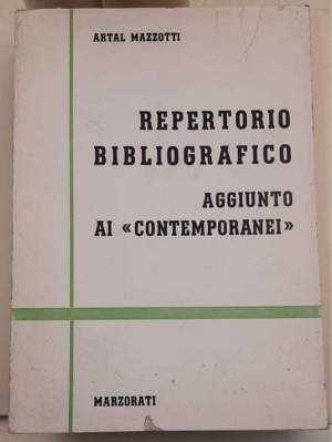 Letteratura Italiana -  I contemporanei 3 Voll. + 1- Repertorio Bibliografico