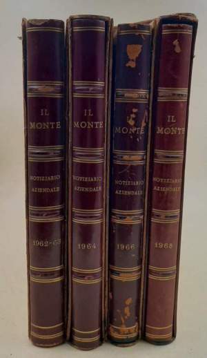 Il Monte - Notiziario aziendale del Monte dei Paschi di Siena - 1962/1966 - 4 Voll.